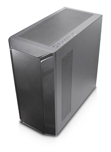 Rosewill Helium NAS ATX Mid Tower Black Mesh Side Panel, USB 3.2 Gen 2 Type-C, USB 3.2 Gen 1 Type-A image