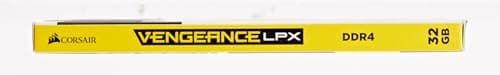Corsair Vengeance LPX Black / Yellow DDR4-3600 CL16 32GB (2x16GB) image