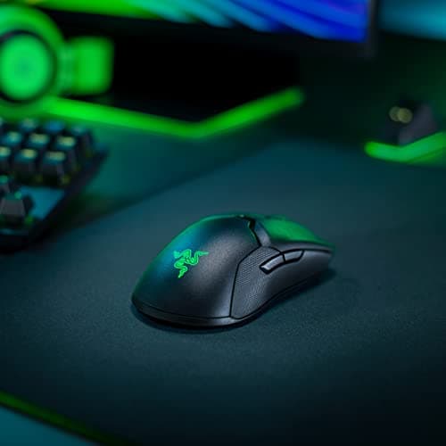 Razer Viper Ultimate Hyperspeed Lightest Wireless Gaming Mouse & RGB Charging Dock: Fastest Gaming Mouse Switch - 20K DPI Optical Sensor - Chroma Lighting - 8 Programmable Buttons - 70 Hr Battery image
