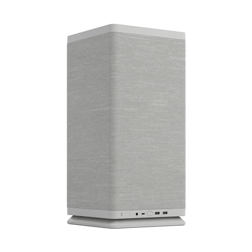 Fractal Design Mood Mini-ITX Tower Gray Mesh Side Panel image