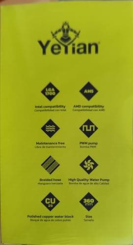 YEYIAN VATN ARGB Water 360mm Black image