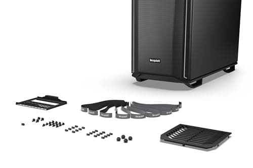 be quiet! Dark Base 701 ATX Mid Tower Black Tempered Glass Side Panel, USB 3.2 Gen 2 Type-C, USB 3.2 Gen 1 Type-A image