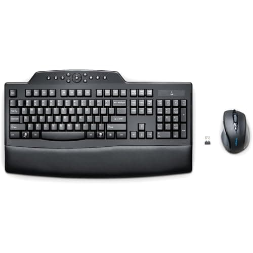 Kensington Pro Fit Wireless Comfort Desktop Set Wireless Standard Keyboard With Optical Mouse image