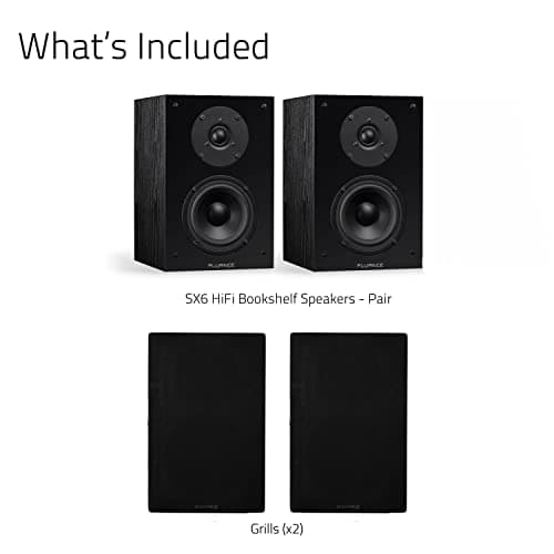 Fluance SX6-BK 2.0 Channel 100W Speaker System image