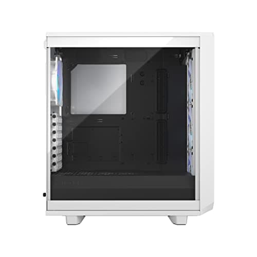 Fractal Design Meshify 2 Compact RGB ATX Mid Tower White Tempered Glass image