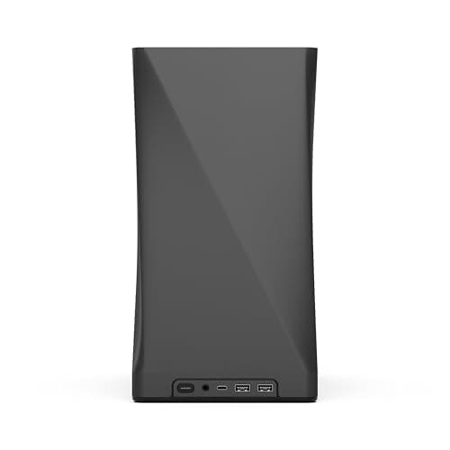 Fractal Design Era Mini-ITX Tower Black / Brown Mesh Side Panel, USB 3.2 Gen 2x2 Type-C/USB 3.2 Gen 1 Type-A image