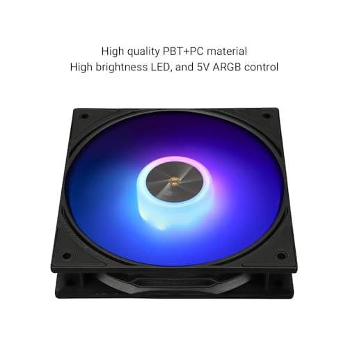 Thermalright TL-P12-S 120mm Black / White PWM Addressable RGB image