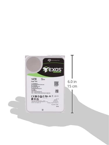 Seagate EXOS Enterprise 14TB HDD 3.5" 7200RPM SATA image