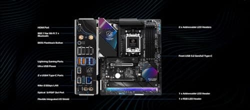 ASRock X870 Phantom Gaming Riptide WiFi AM5 DDR5 ATX image