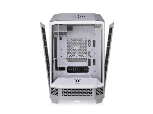 Thermaltake The Tower 300 MicroATX Mini Tower Tempered Glass Side Panel - Limestone image