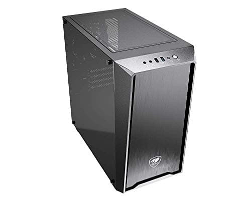 Cougar MG130-G Micro ATX Mini Tower Black with Tempered Glass Side Panel and USB 3.2 Gen 1 Type-A, USB 2.0 Type-A Front Panel image