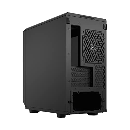 Fractal Design Meshify 2 Mini Micro ATX Mid Tower Black with Tinted Tempered Glass Side Panel and USB 3.2 Gen 2 Type-C USB 3.2 Gen 1 Type-A image