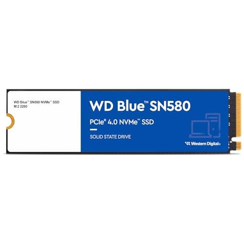 Western Digital Blue SN580 250GB SSD M.2-2280 PCIe 4.0 X4 NVMe image