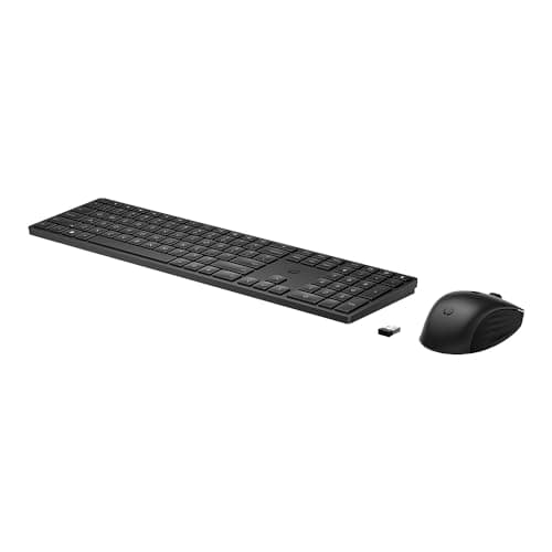 HP 650 Wired/Wireless Standard Keyboard With Optical Mouse image