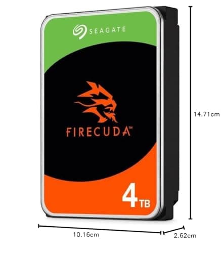 Seagate FireCuda 4TB HDD 7200RPM 3.5" SATA Internal image