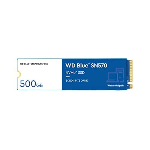 Western Digital Blue SN570 500GB SSD M.2 PCIe 3.0 NVMe main image