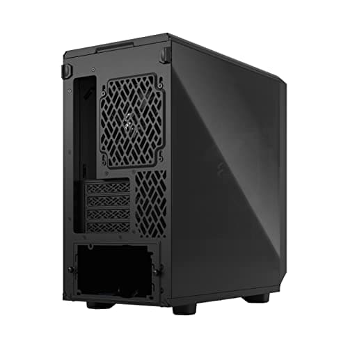 Fractal Design Meshify 2 Mini Micro ATX Mid Tower Black with Tinted Tempered Glass Side Panel and USB 3.2 Gen 2 Type-C USB 3.2 Gen 1 Type-A image
