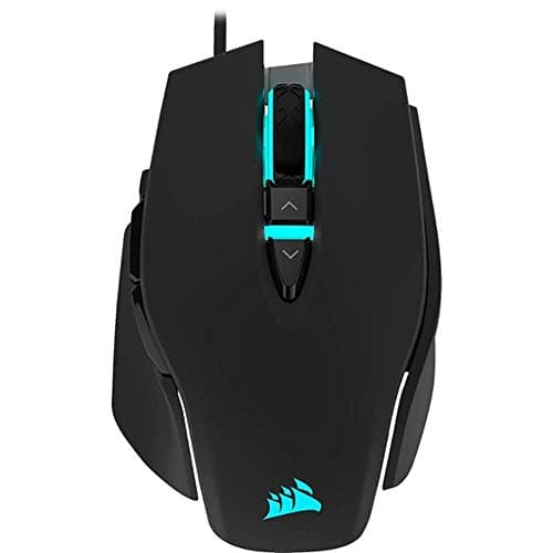 CORSAIR M65 ELITE RGB - FPS Gaming Mouse - 18,000 DPI Optical Sensor - Adjustable DPI Sniper Button - Tunable Weights - Black image
