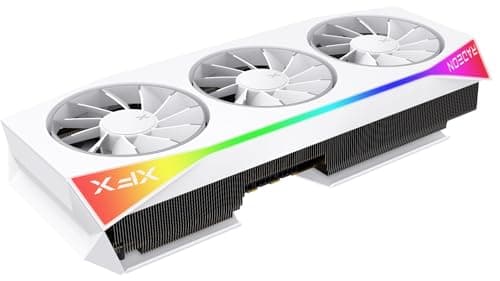 XFX Mercury OC Magnetic Air RGB Radeon RX 9070 XT 16GB GDDR6 White image
