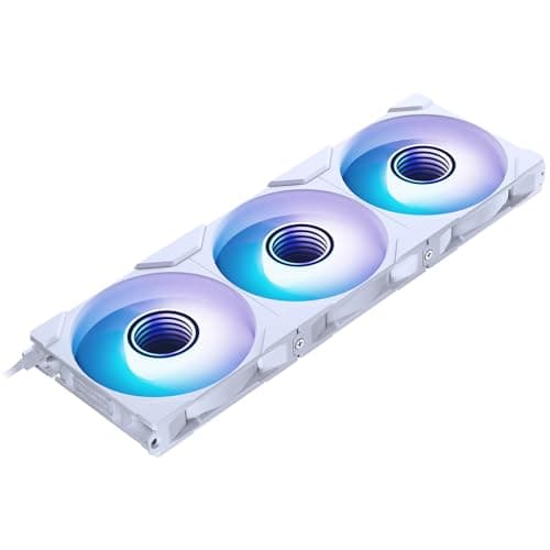 Phanteks M25G2-120 120mm White Addressable RGB PWM Reverse 73.69 CFM 3-Pack image
