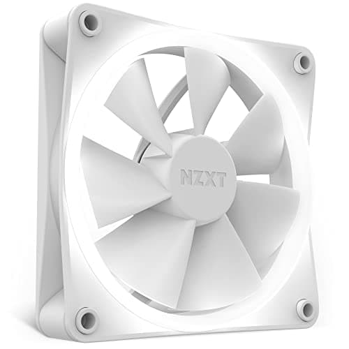 NZXT F120 120mm White Addressable RGB PWM 50.18 CFM 1-Pack image
