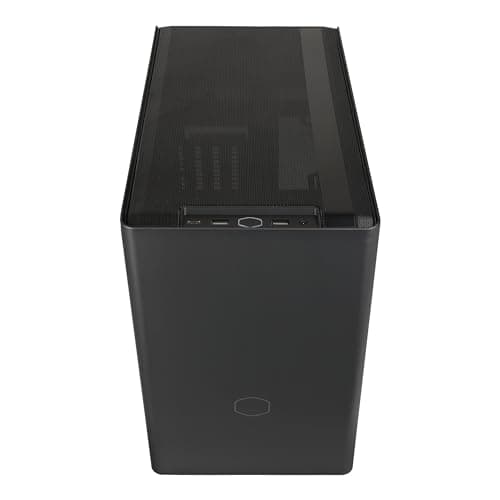 Cooler Master NR200P V2 Mini-ITX 18L PC Case, Top-Mount 240mm|280mm Liquid Cooler, 356mm Vertical Mounting 3.5-Slot GPU, Tempered |Vented Panel, USB 3.2 Gen 2x2 Type C (NR200PV2-KCNN-S00) image
