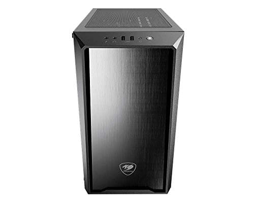Cougar MG130-G Micro ATX Mini Tower Black with Tempered Glass Side Panel and USB 3.2 Gen 1 Type-A, USB 2.0 Type-A Front Panel image