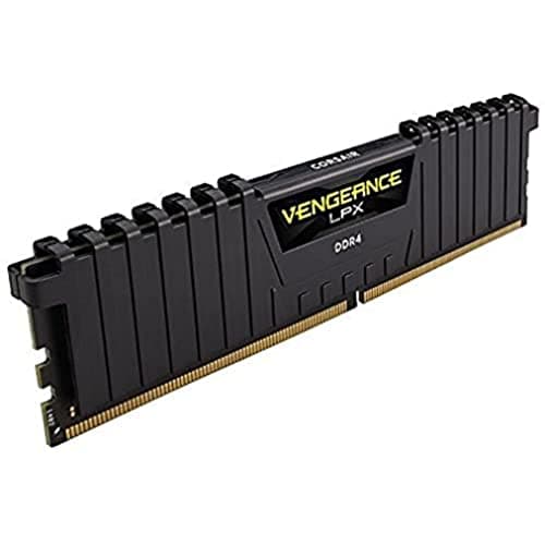 Corsair Vengeance LPX Black / Yellow DDR4-3600 CL16 32GB (2x16GB) image