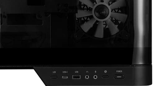 MSI MAG PANO 120R PZ ATX Mid Tower Black with Tempered Glass Side Panel and USB 3.2 Gen 2x2 Type-C USB 3.2 Gen 1 Type-A image