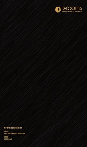 ID-COOLING FROZN A620 GDL Air 78 CFM 157mm Black / Gold image