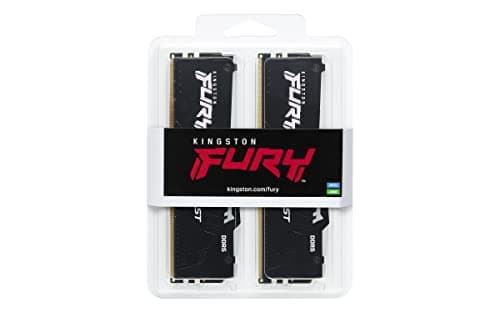 Kingston FURY Beast RGB Black DDR5-5600 CL36 128GB (2x64GB) image