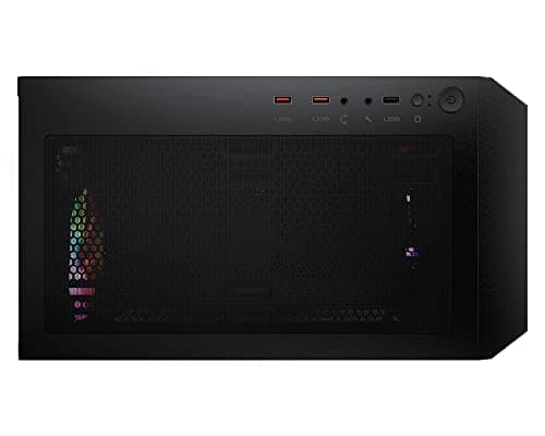 Cougar MX360 ATX Mid Tower Black RGB Tempered Glass Side Panel image