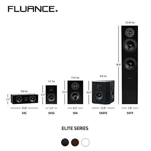 Fluance SX6-BK 2.0 Channel 100W Speaker System image