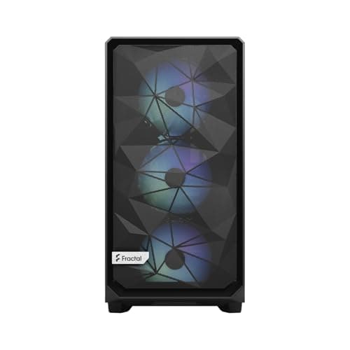 Fractal Design Meshify 2 Lite RGB ATX Mid Tower Black Tempered Glass image