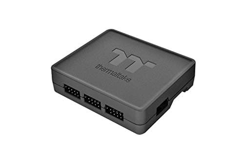 Thermaltake Riing Trio 14 RGB TT Premium Edition 140mm RGB PWM 60.68 CFM Black 3-Pack image