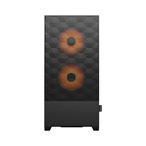 Fractal Design Pop Air ATX Mid Tower Orange / Black Tempered Glass Side Panel image