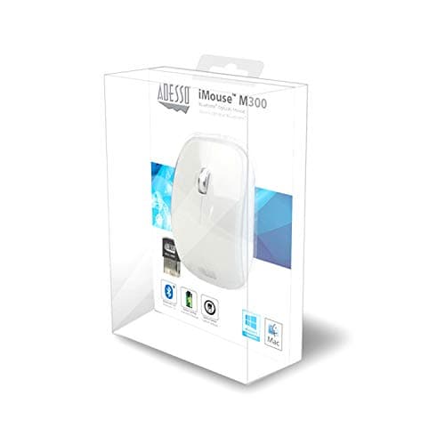 Adesso IMOUSE M300W Wired Optical White Mouse image
