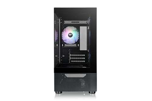 Thermaltake View 170 ARGB MicroATX Mini Tower Black Tempered Glass Side Panel image