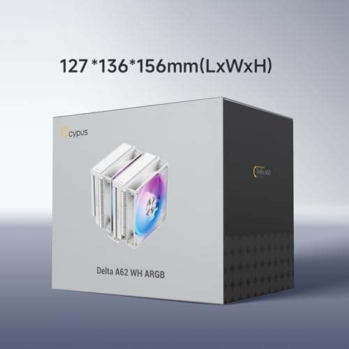 Ocypus Delta A62 ARGB Air 156mm 73 CFM Black image