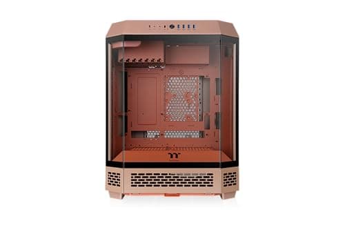 Thermaltake The Tower 600 ATX Mid Tower Red Tempered Glass Side Panel, USB 3.2 Gen 2 Type-C, USB 3.2 Gen 1 Type-A image