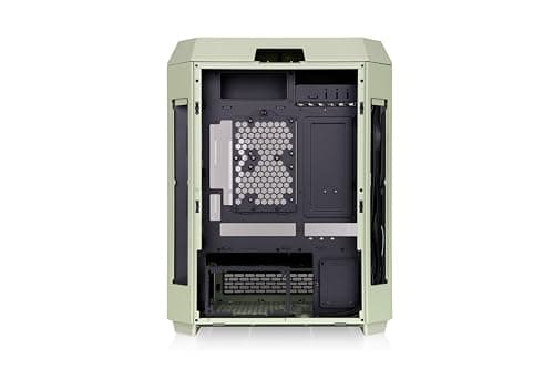 Thermaltake The Tower 600 ATX Mid Tower Green with Tempered Glass Side Panel and USB 3.2 Gen 2 Type-C, USB 3.2 Gen 1 Type-A Front Panel image