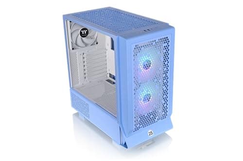 Thermaltake Ceres 330 ATX Mid Tower Blue ARGB Tempered Glass Side Panel image