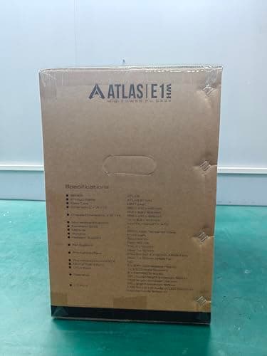 GAMDIAS ATLAS E1 ATX Mid Tower White with Tempered Glass Side Panel and USB 3.2 Gen 1 Type-A Front Panel image