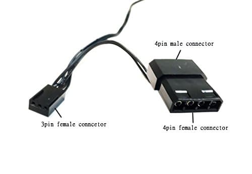 Apevia C 120mm Black / Red 57.67 CFM Red LED 5-Pack image