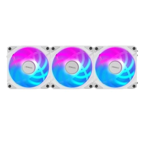 Gigabyte AORUS EZ CHAIN FAN 120mm White PWM ARGB 60 CFM 3-Pack image