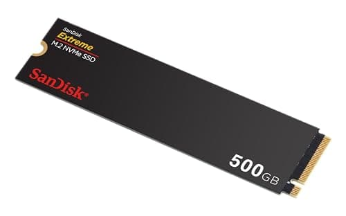 SanDisk Extreme 500GB M.2-2280 SSD PCIe 4.0 x4 NVMe image