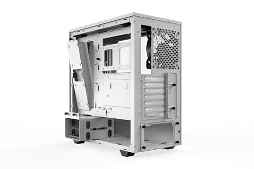 be quiet! Pure Base 500DX ATX Mid Tower White with Tempered Glass Side Panel and USB 3.2 Gen 2 Type-C / USB 3.2 Gen 1 Type-A image