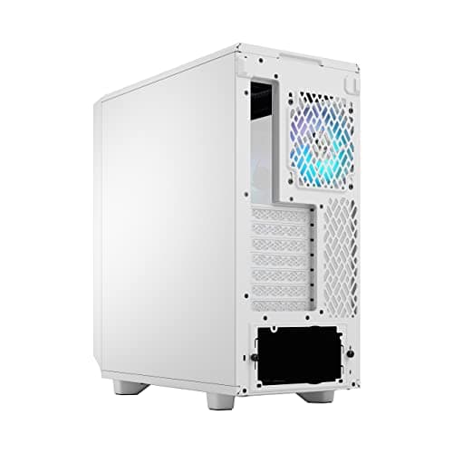 Fractal Design Meshify 2 Compact RGB ATX Mid Tower White Tempered Glass image