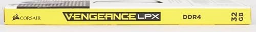 Corsair Vengeance LPX Black / Yellow DDR4-4000 CL18 32GB (2x16GB) image