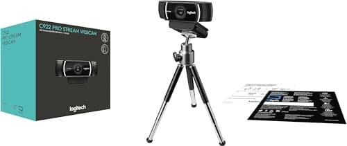 Logitech C922 Pro Stream HD 1080p 720p Webcam image